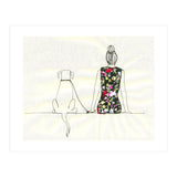 Girl And Dog Print (Print Only) thumbnail