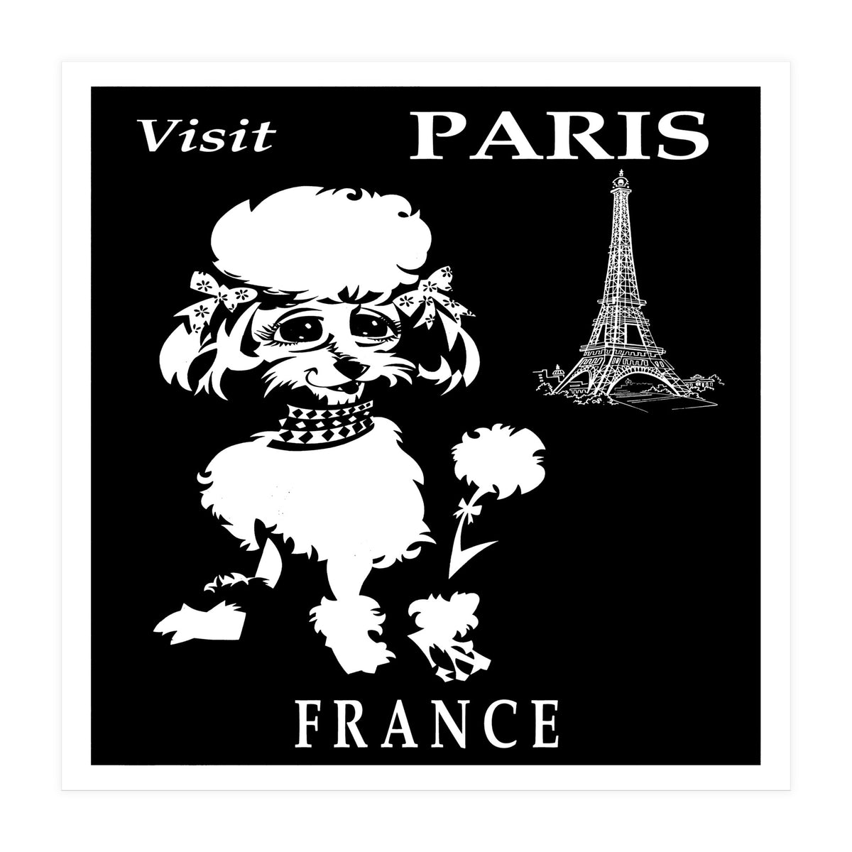 Paris France Travel Poster (Print Only)