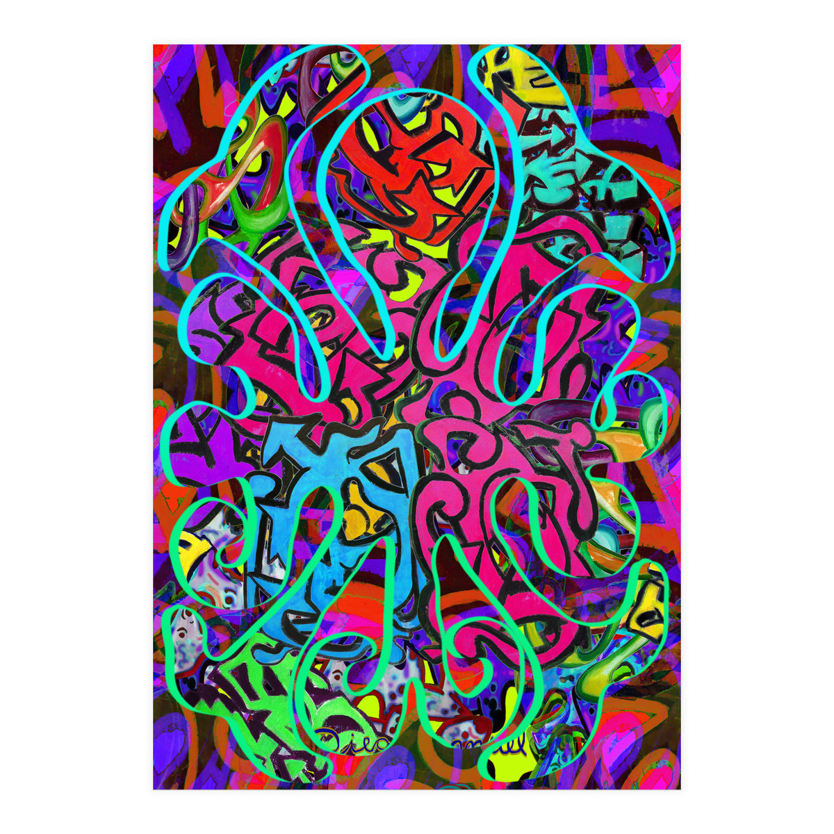 Pop Abstract 2023 Tapiz 57 (Print Only)