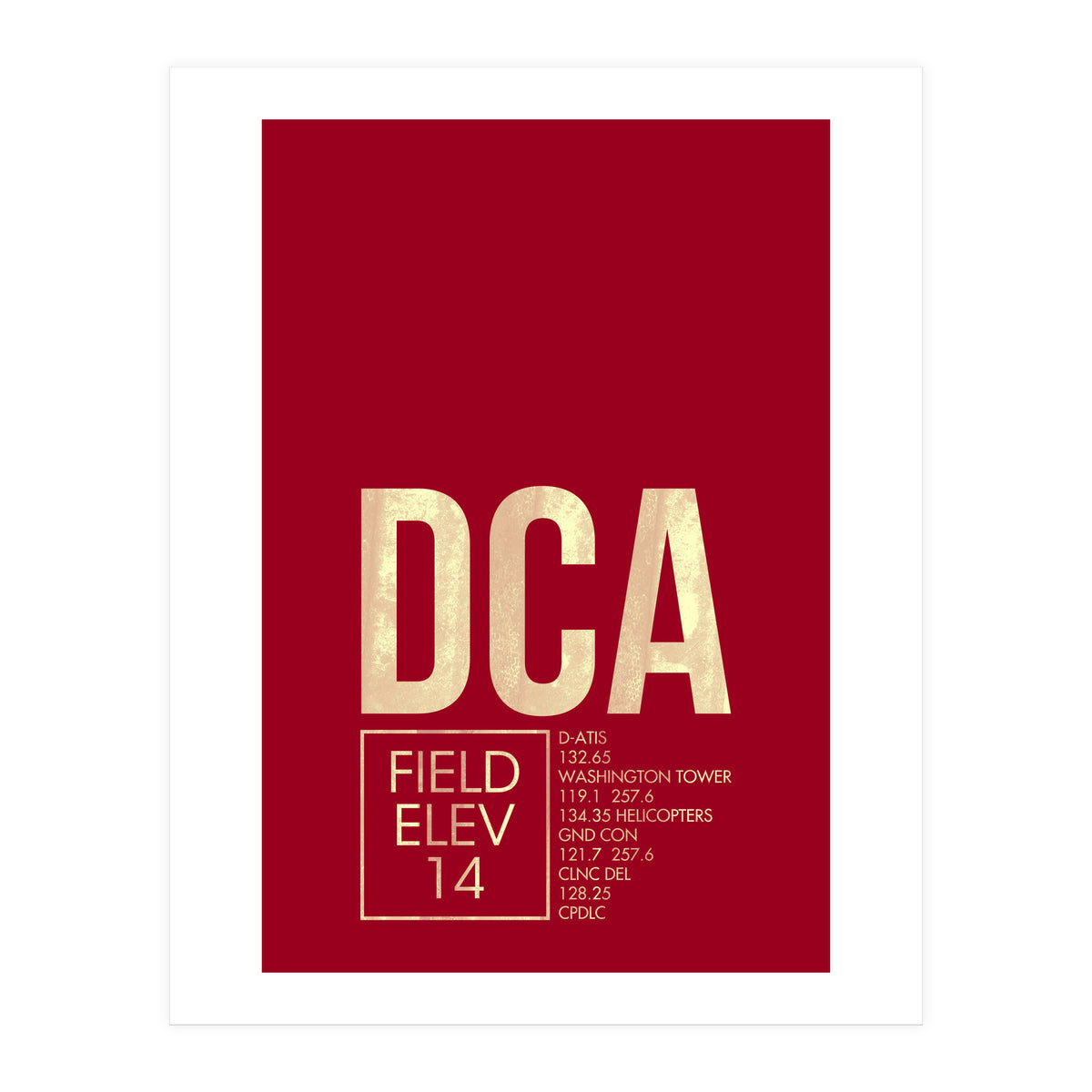 Washington Dca Atc (Print Only)