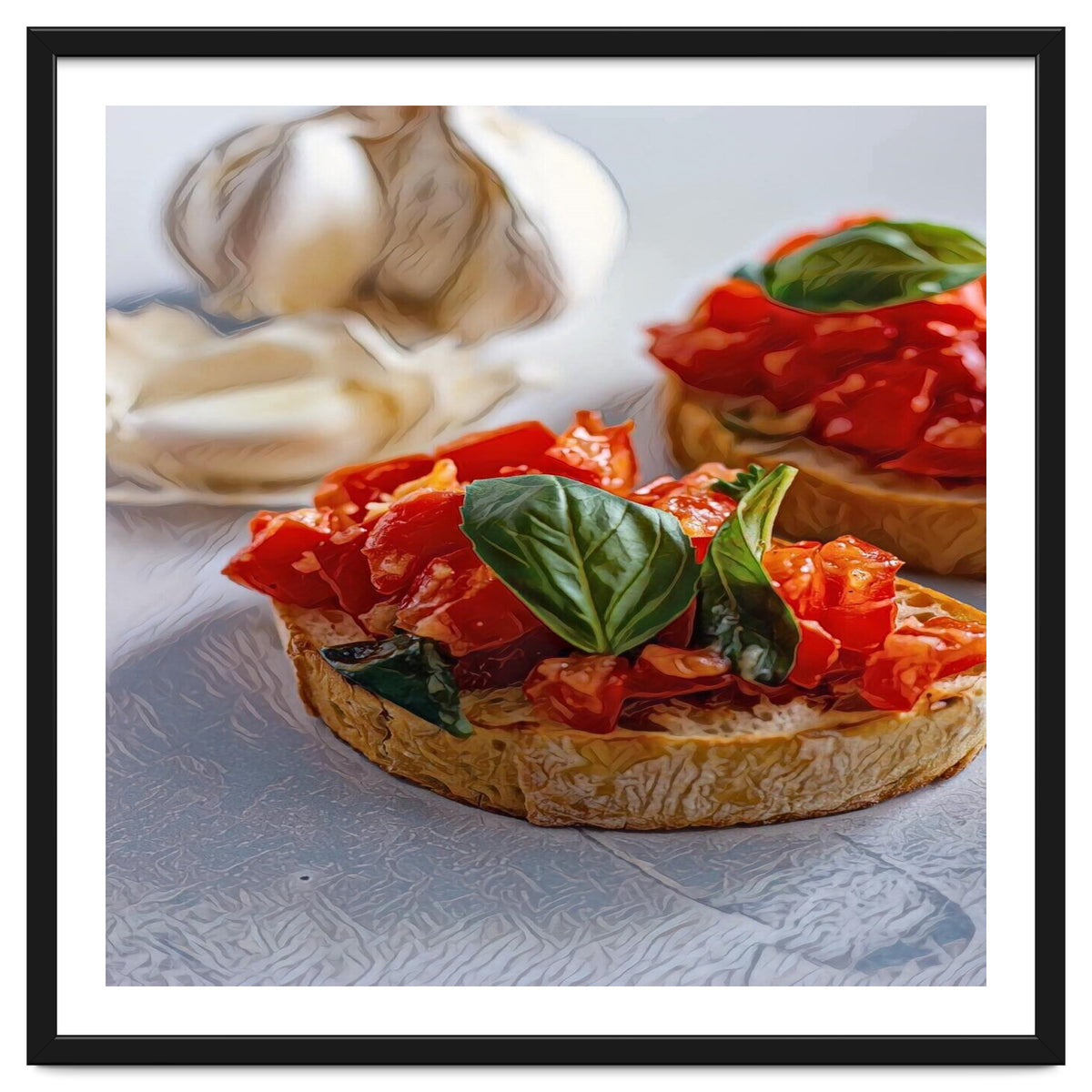 Beautiful Bruschetta Italian Food