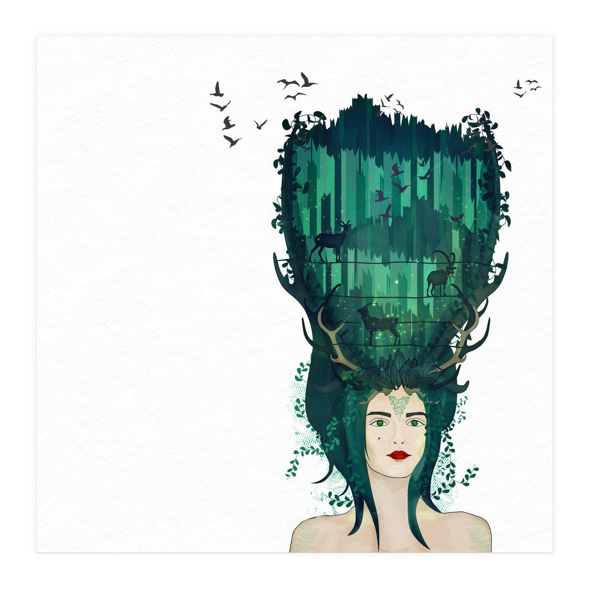 Rococo: My Lady of the Wilderness (Print Only)