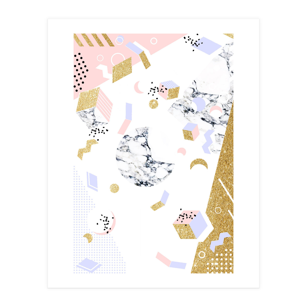 Marble Moon Abstraction (Print Only)