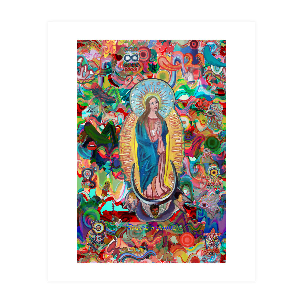 Virgen Y Graffiti 23 (Print Only)