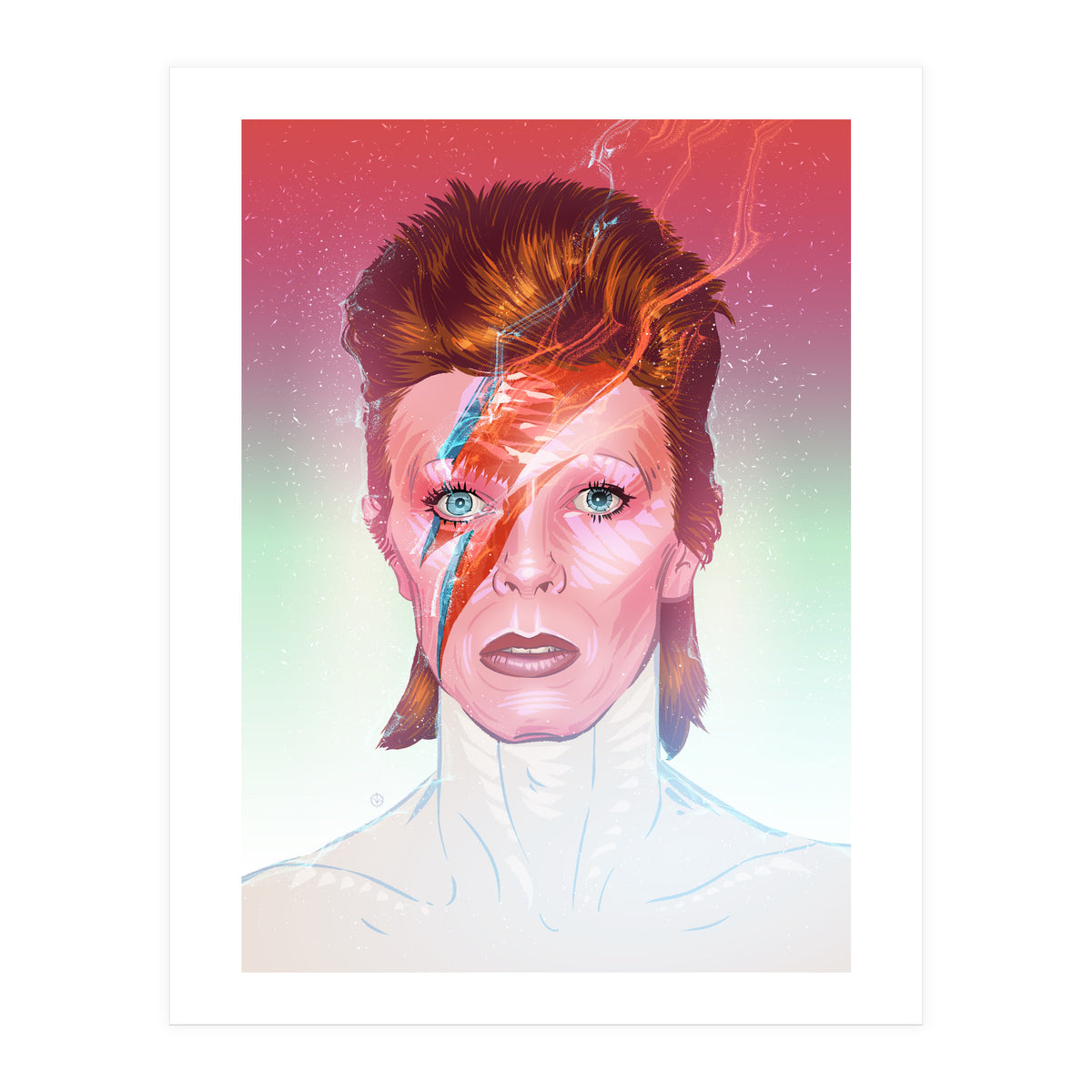 David Bowie Ziggy Stardust (Print Only)