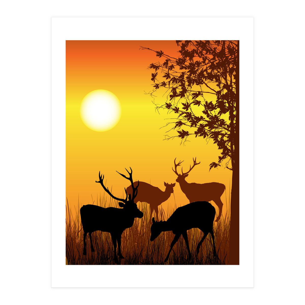 Deer Card (Print Only)