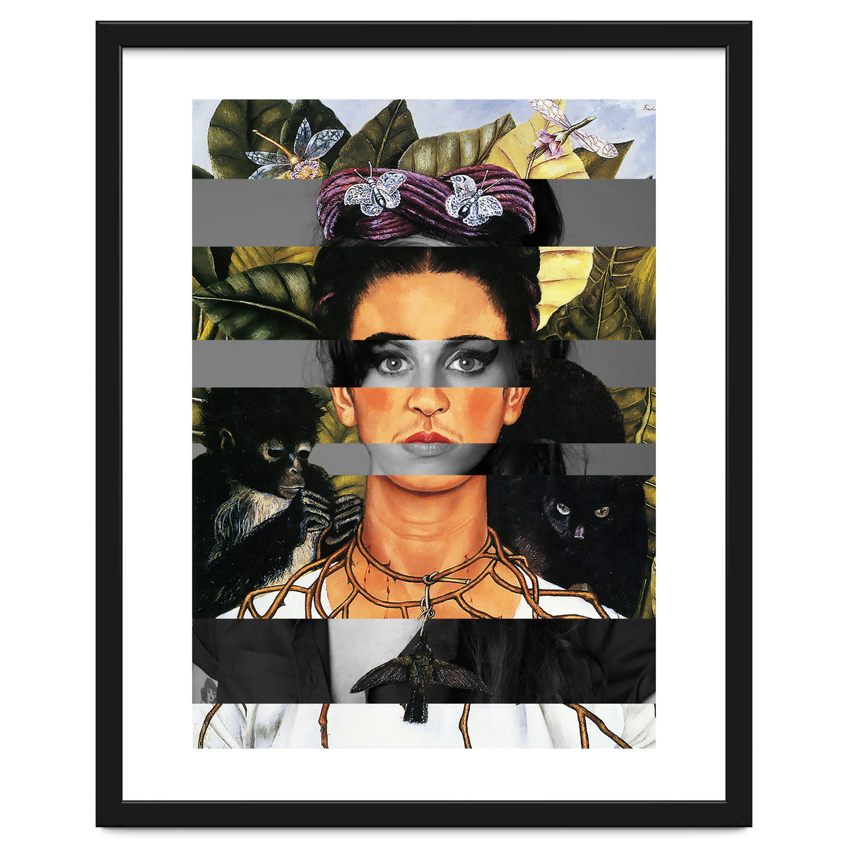 Frida's Self Portrait With Thorn Necklace & Amy Winehouse