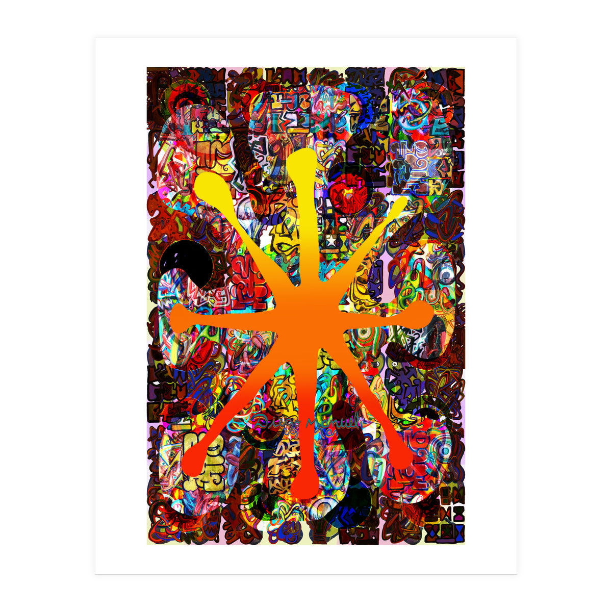 Fuego Y Graffiti 73 (Print Only)