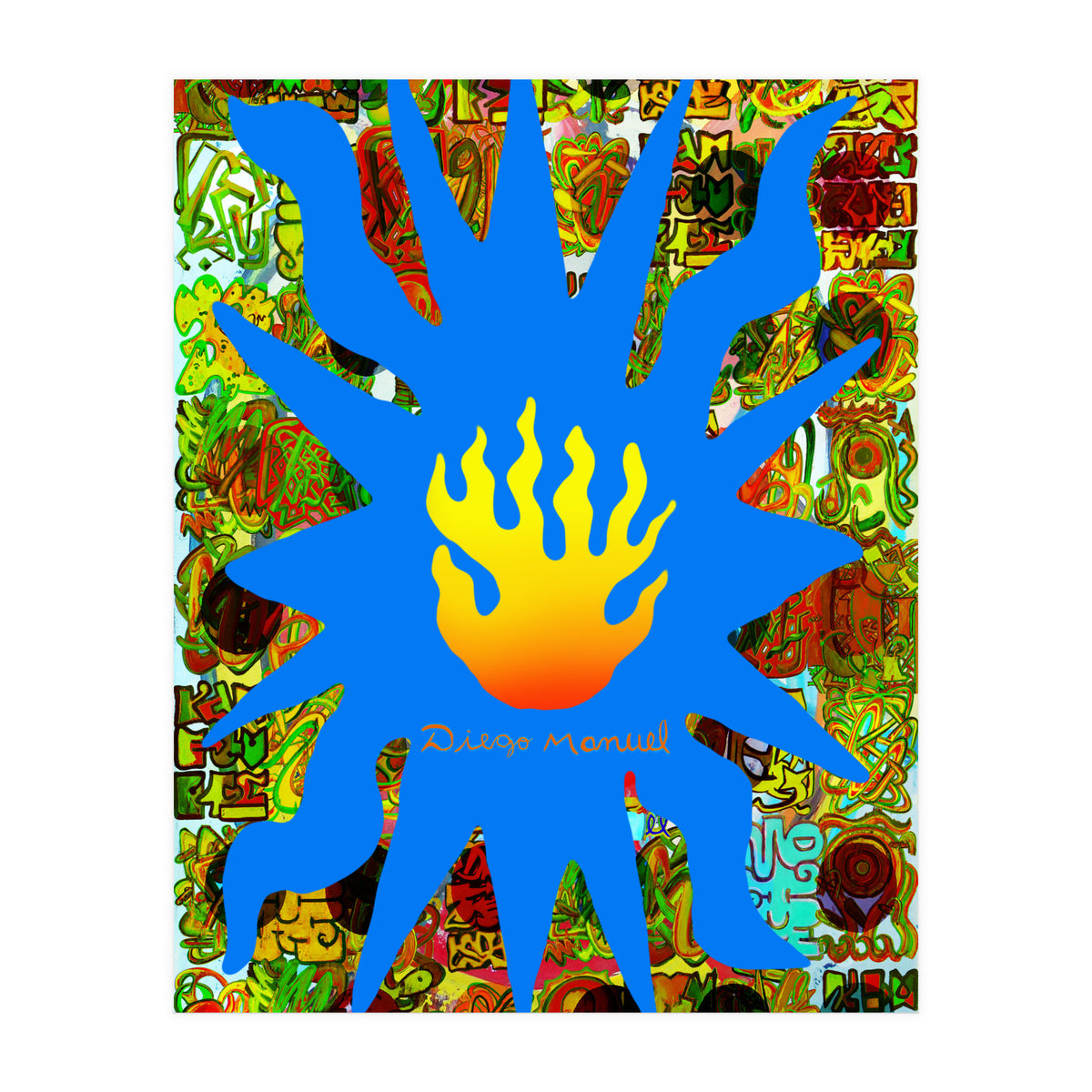 Fuego Y Graffiti 53 (Print Only)