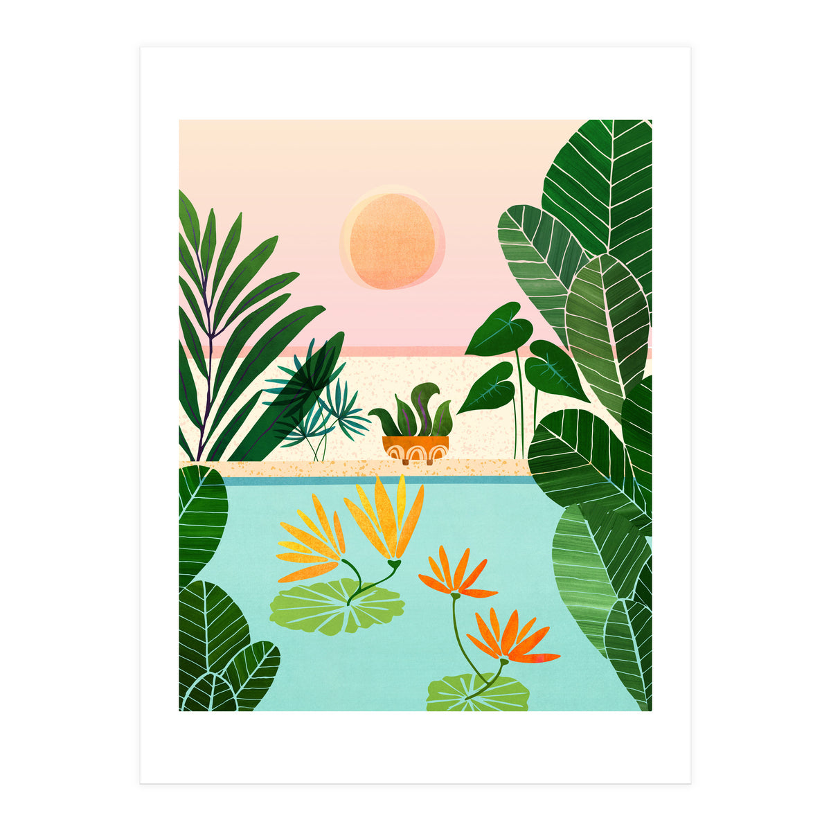 Shangri La Sunrise (Print Only)