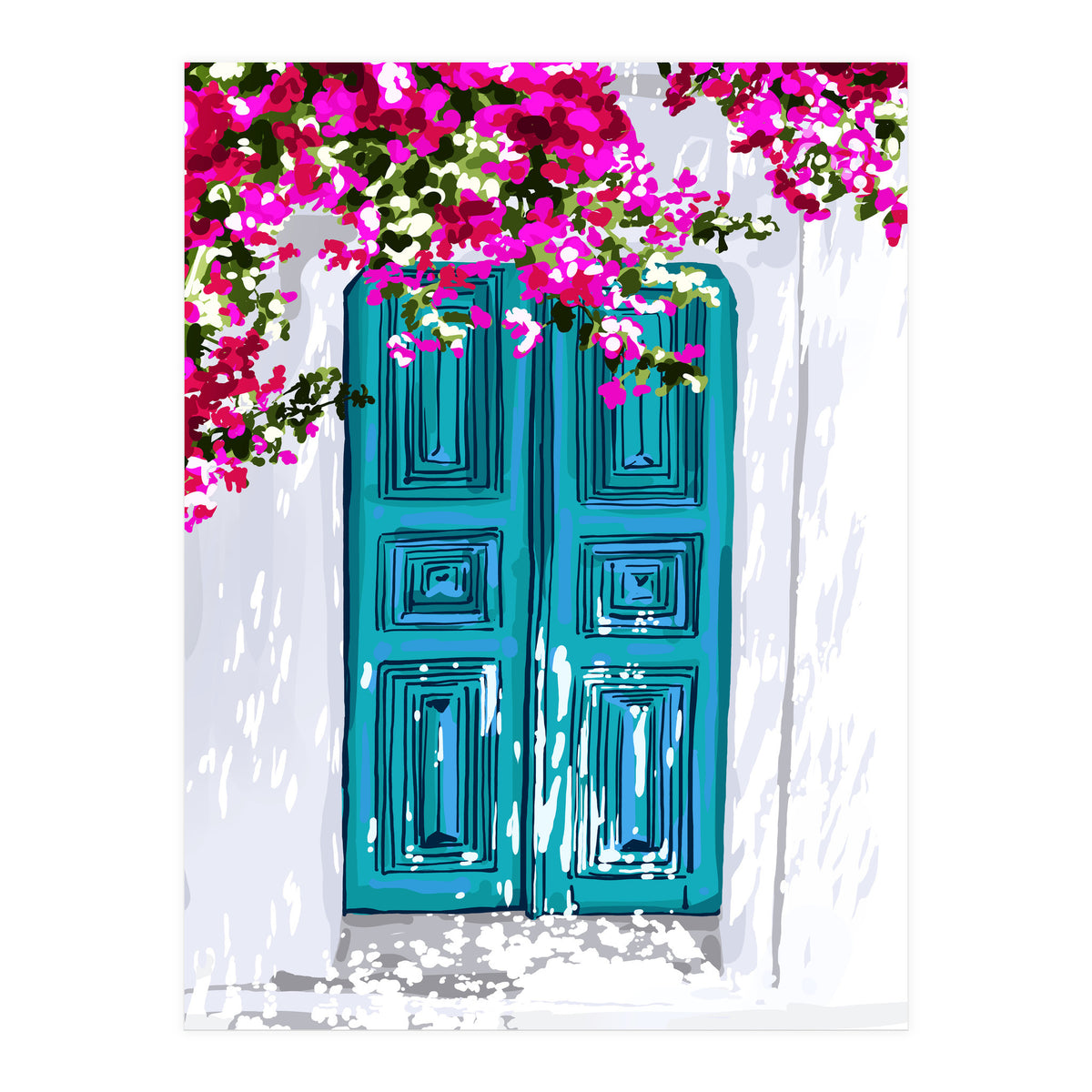 Another Santorini Home (Print Only)