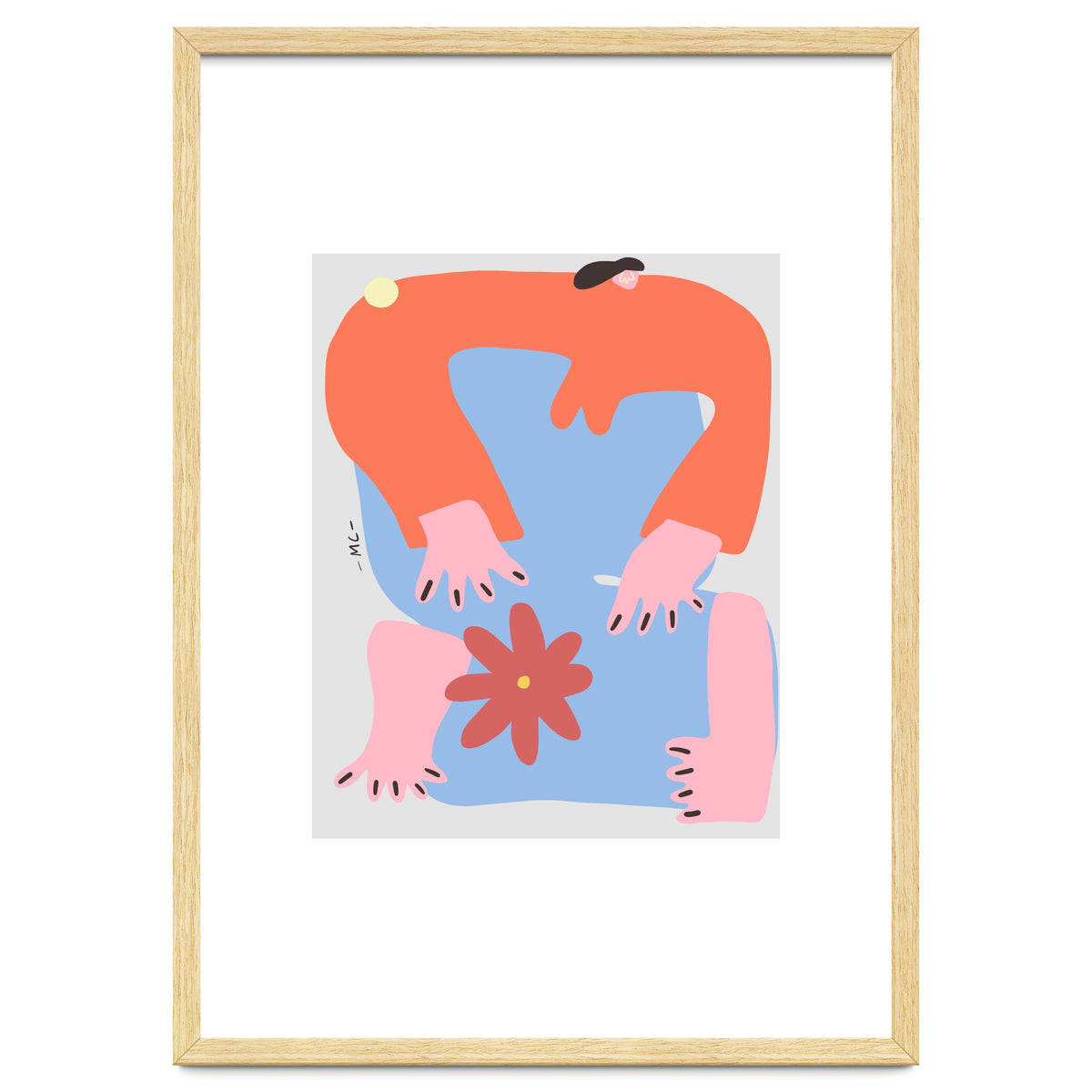 Women And The Flower