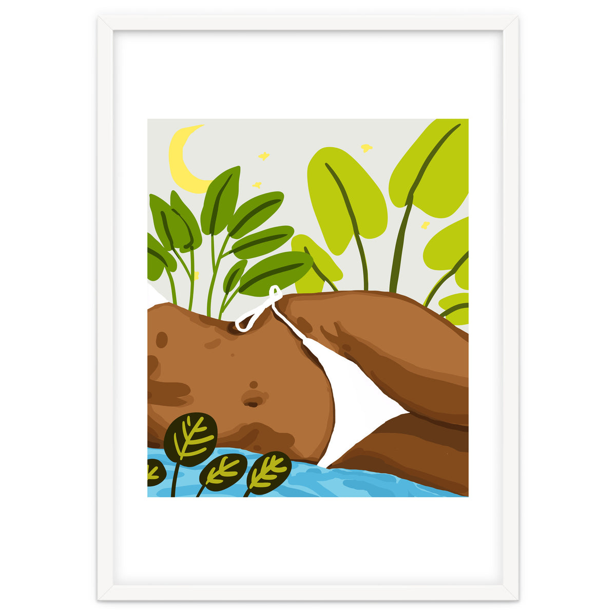 Is it Summer yet Modern Bohemian Black Woman, Bikini