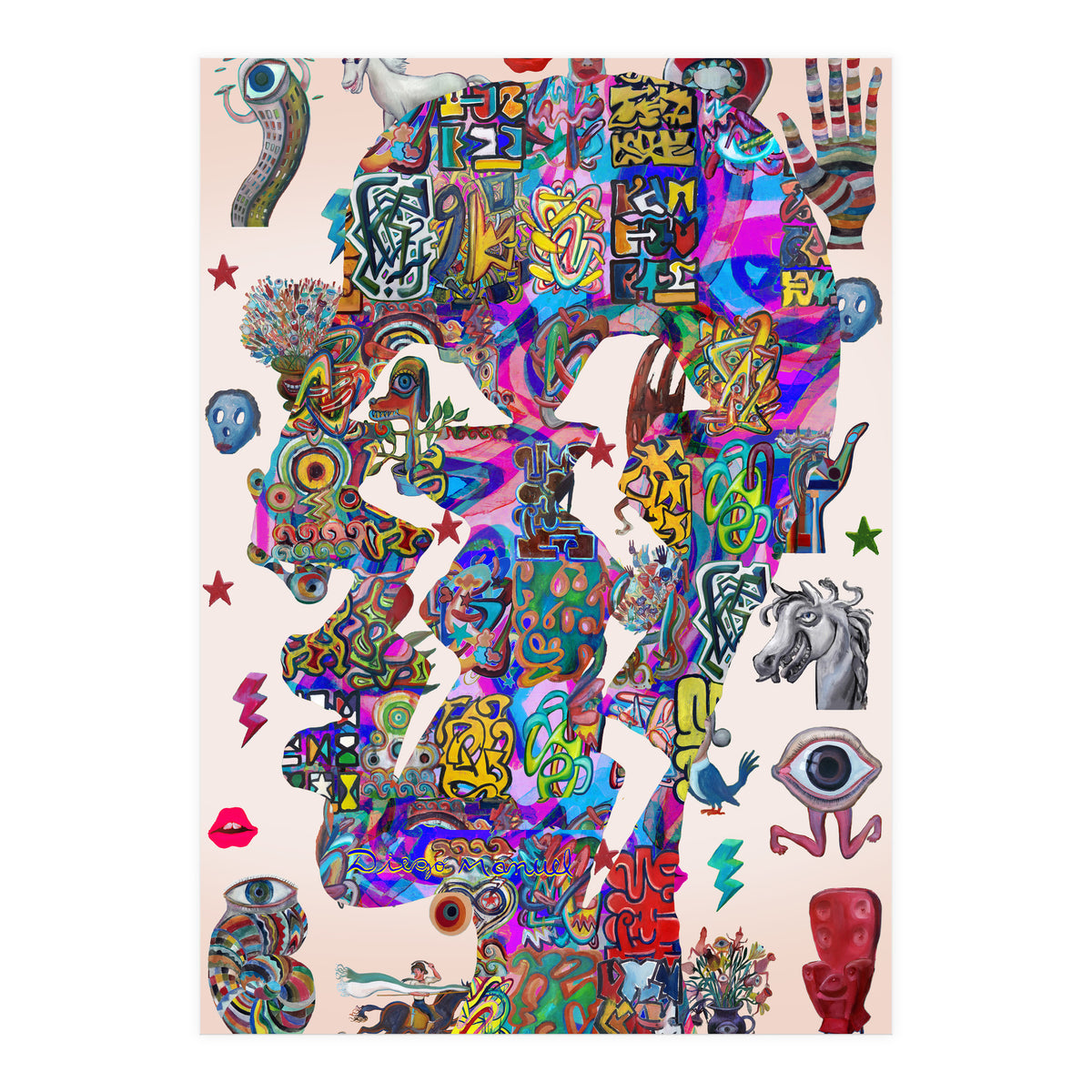 Perfil Con Rayos B 2 (Print Only)