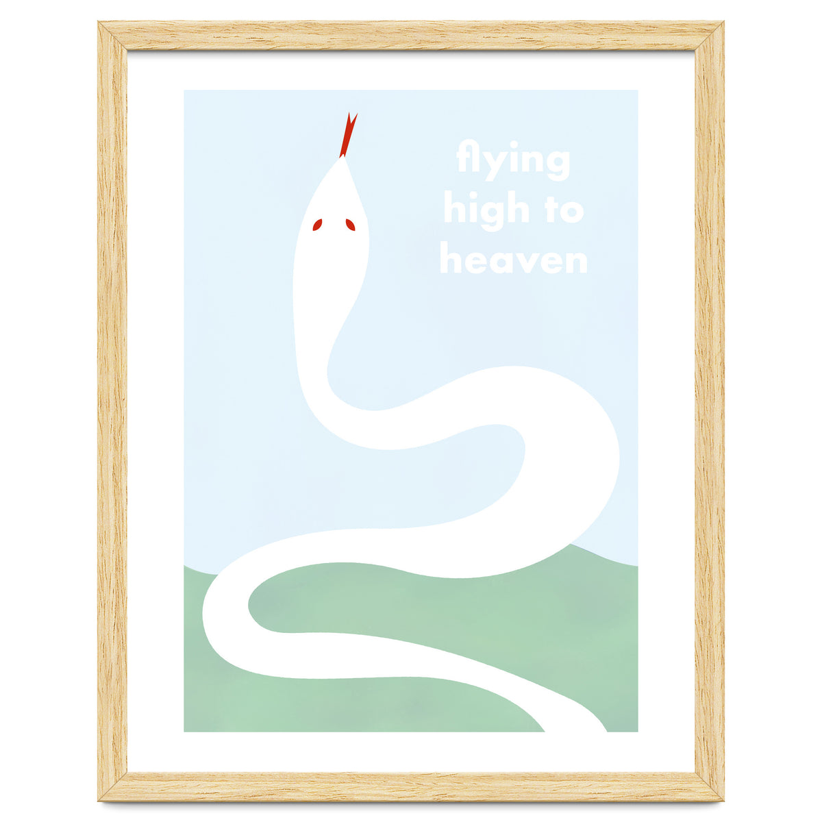flying high to heaven