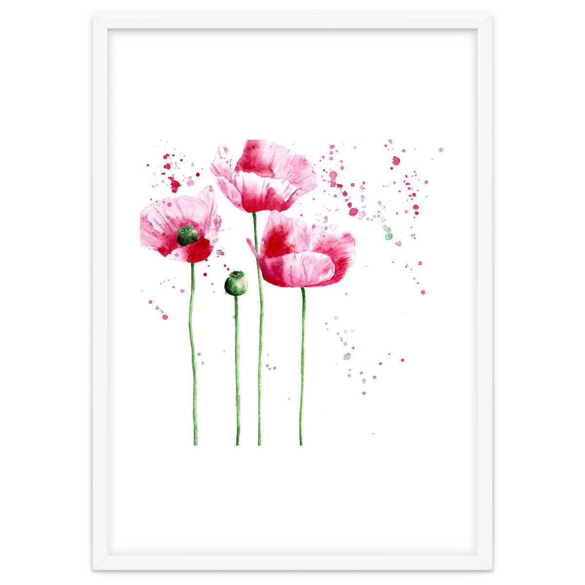 Poppies || watercolor