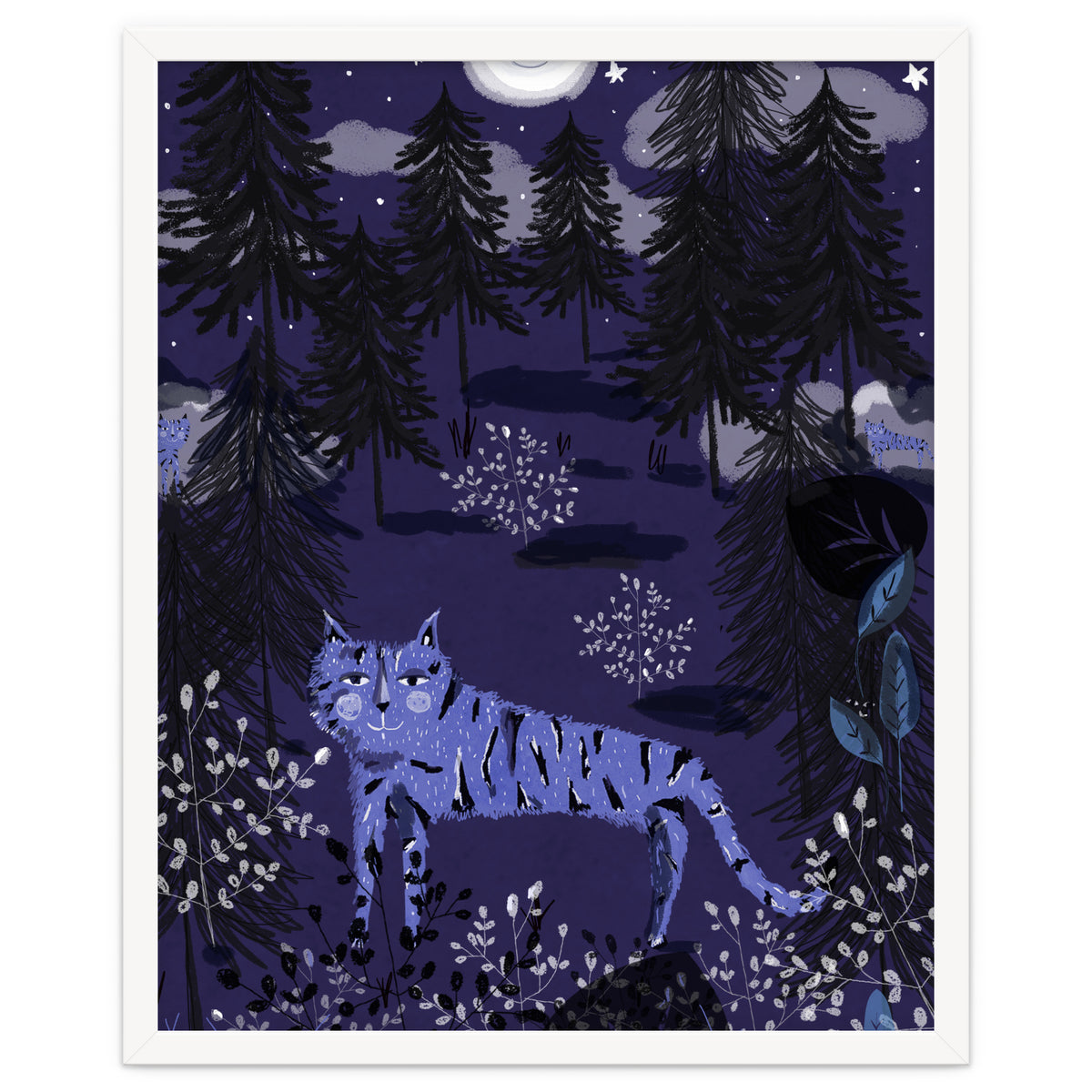 Night tigers  hide and seek