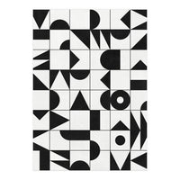 My Favorite Geometric Patterns No.10 - White (Print Only)