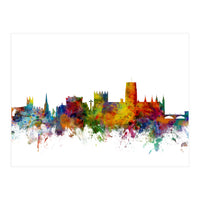 Durham England Skyline Cityscape (Print Only)