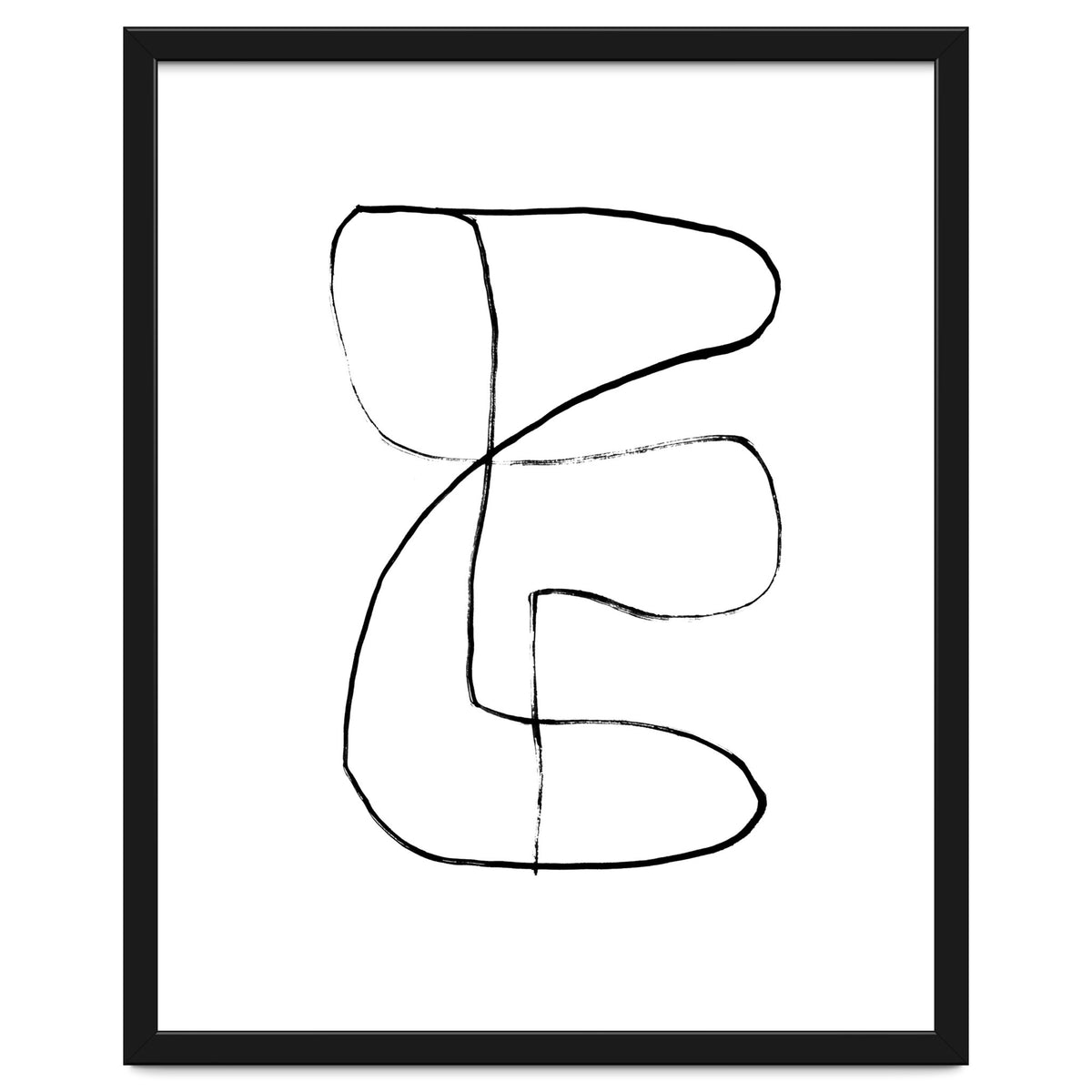 Mid-Century Line Art Print #1