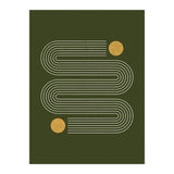 Mid-Century Modern No.25 - Woodblock Print (Print Only) thumbnail