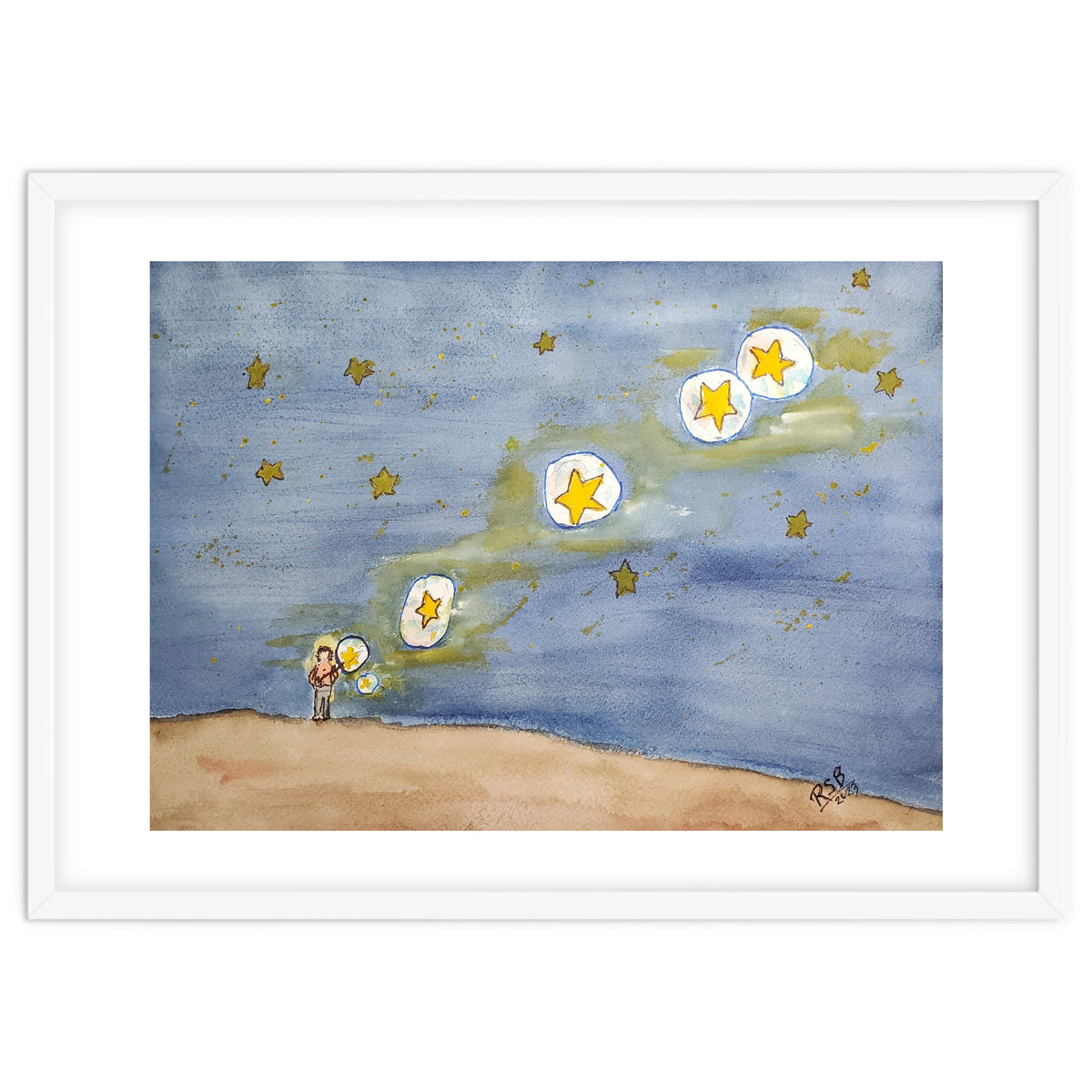 He Dipped the Bubble Wand, Waved his Arm, and Filled the Sky With Stars