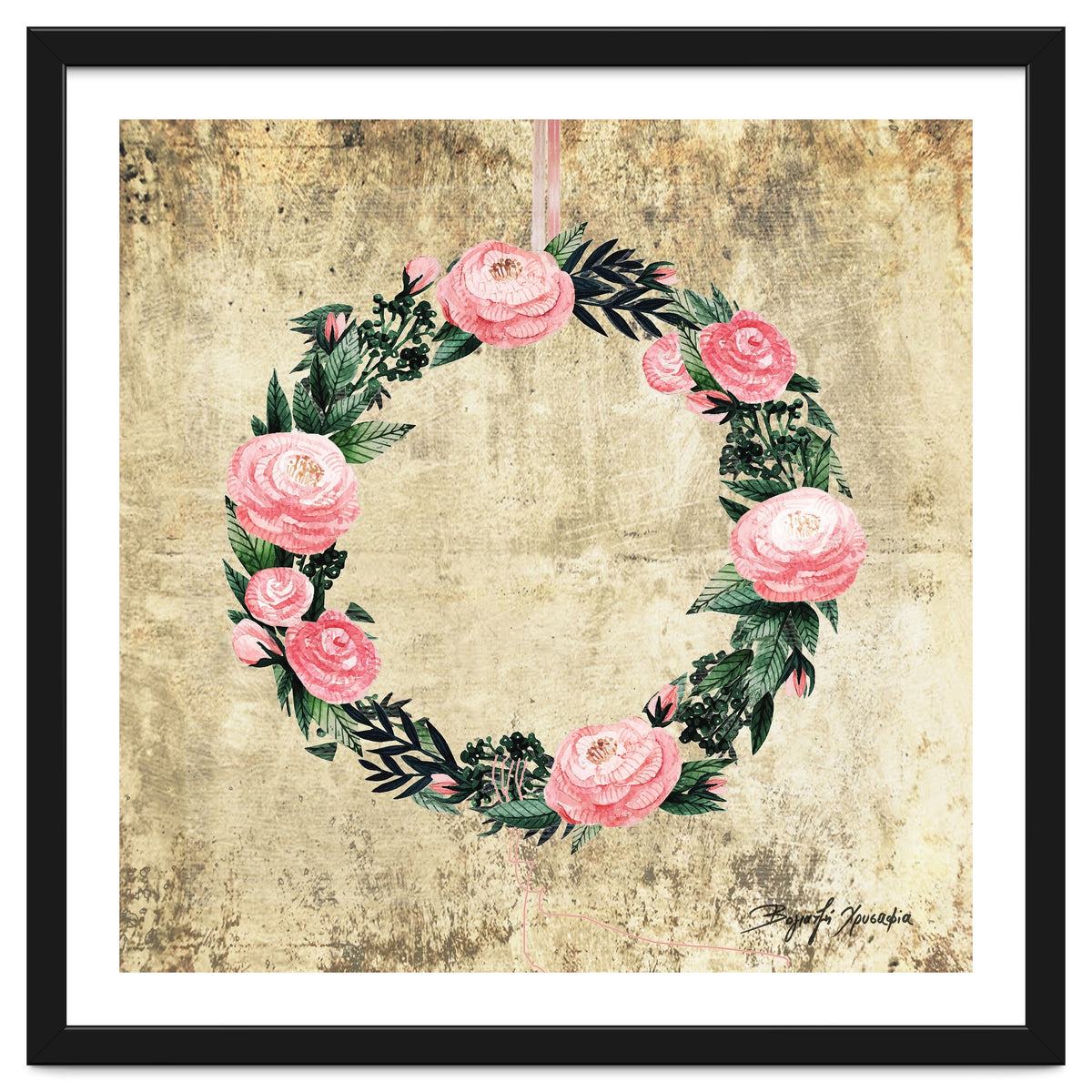 Wreath #Rose Flowers #Royal collection