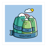 Kawaii Cute Visit the mountains (Print Only) thumbnail