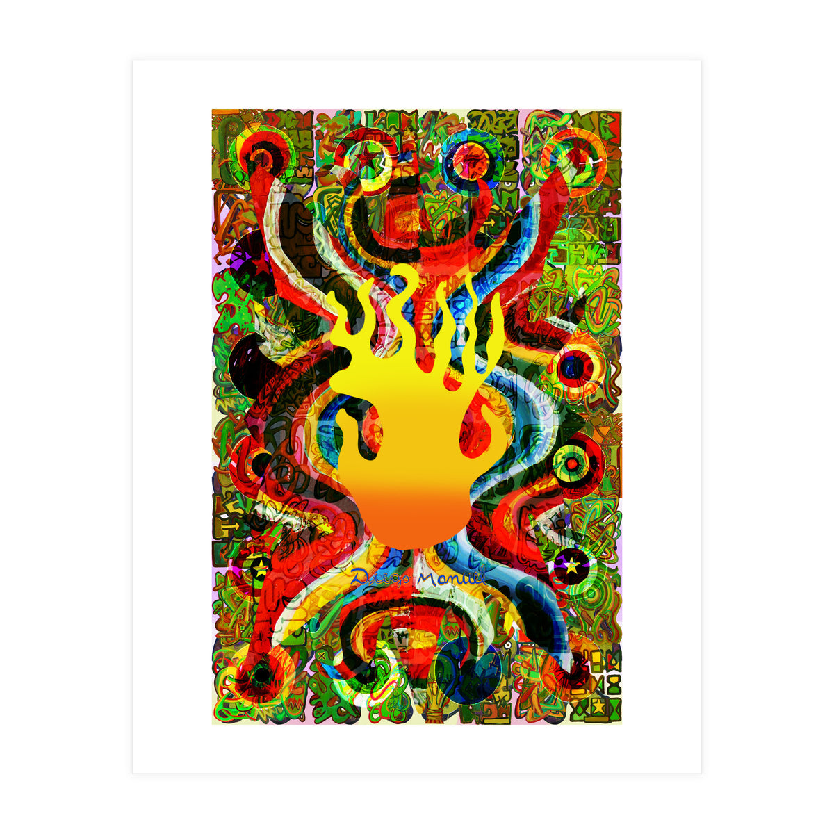 Fuego Y Graffiti 17 (Print Only)