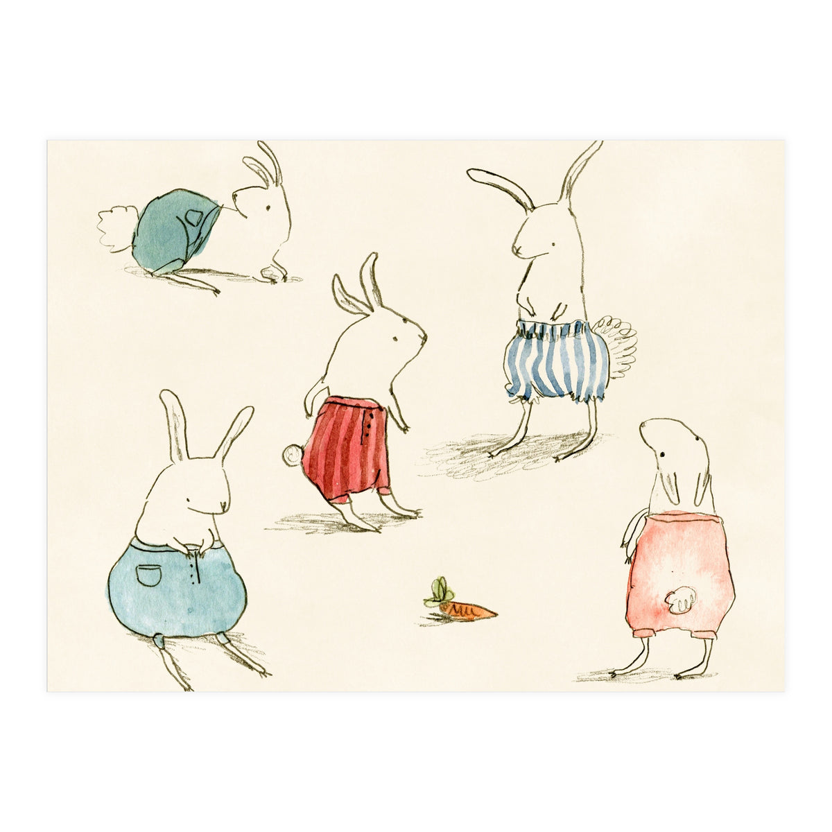 If Rabbits Wore Pants (Print Only)