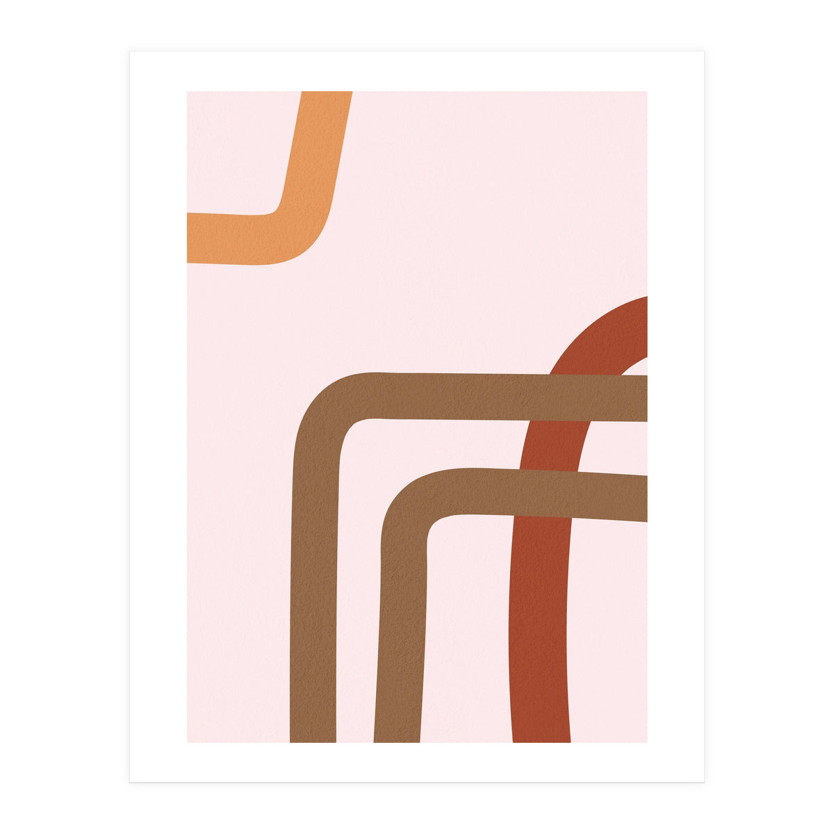 Abstract Colorful Line Art II (Print Only)