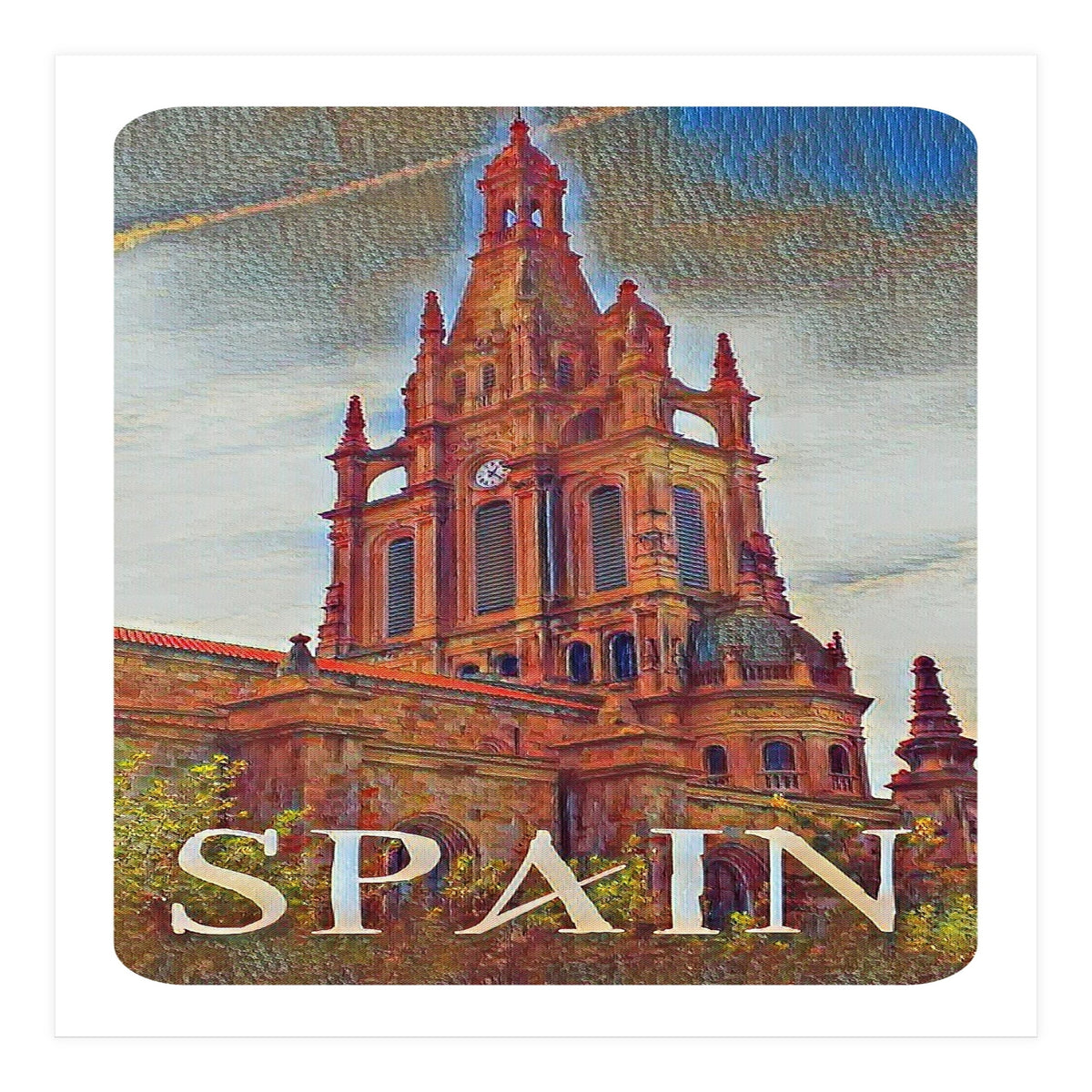 Spaniard gothic church (Print Only)