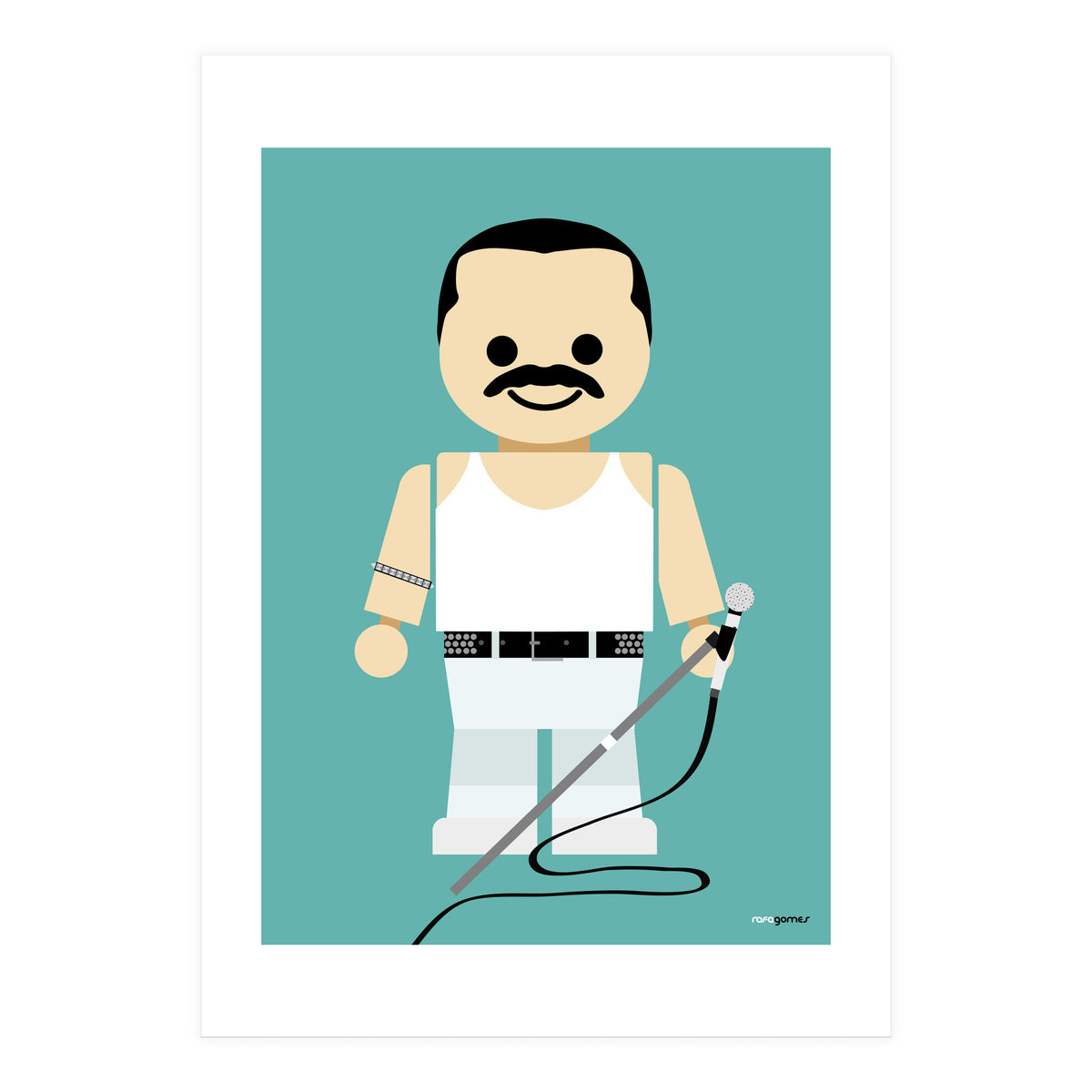 Freddie Mercury Toy (Print Only)