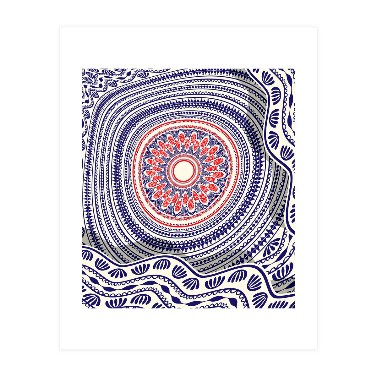 Romanian embroidery background 17 (Print Only)