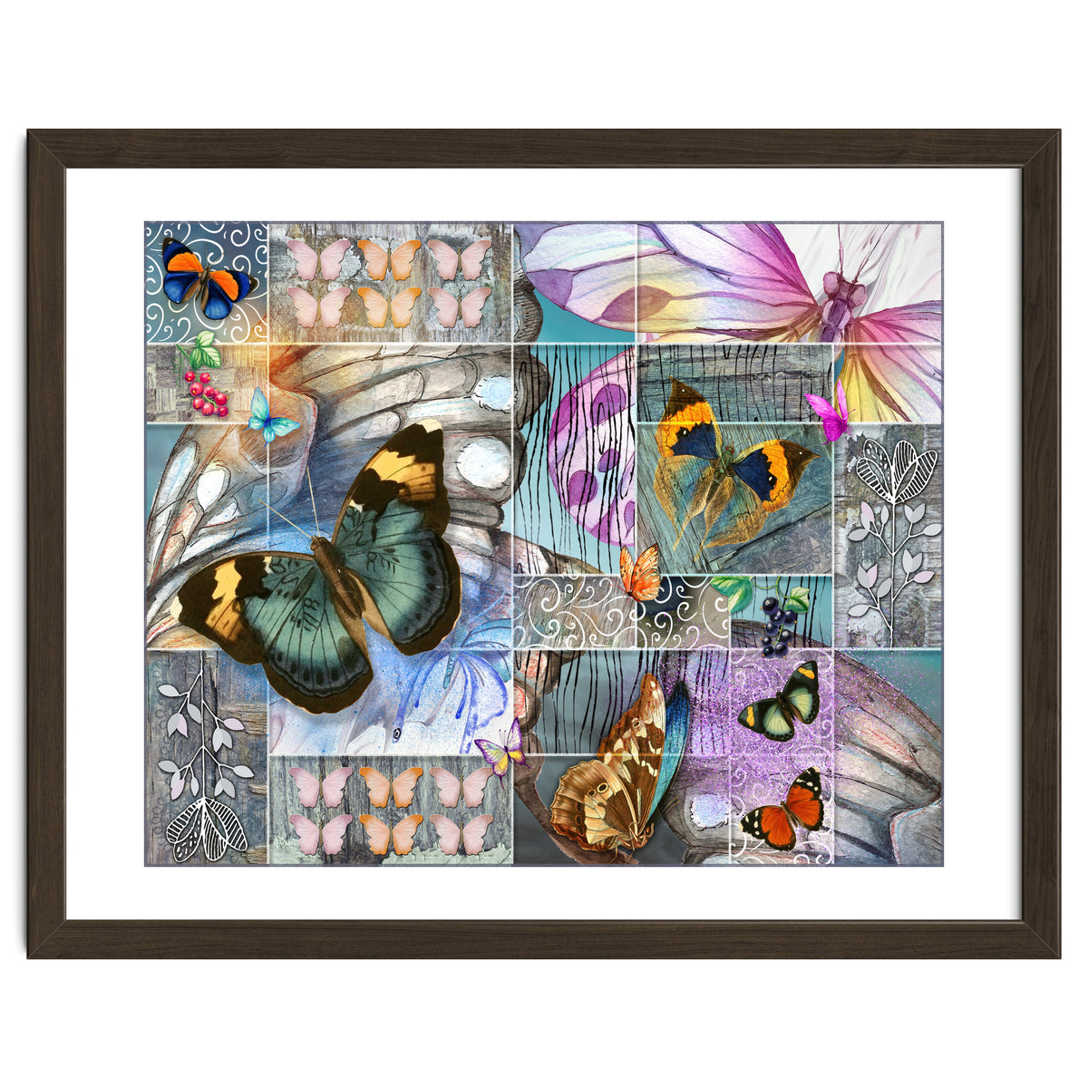 Butterfly Wings Collage