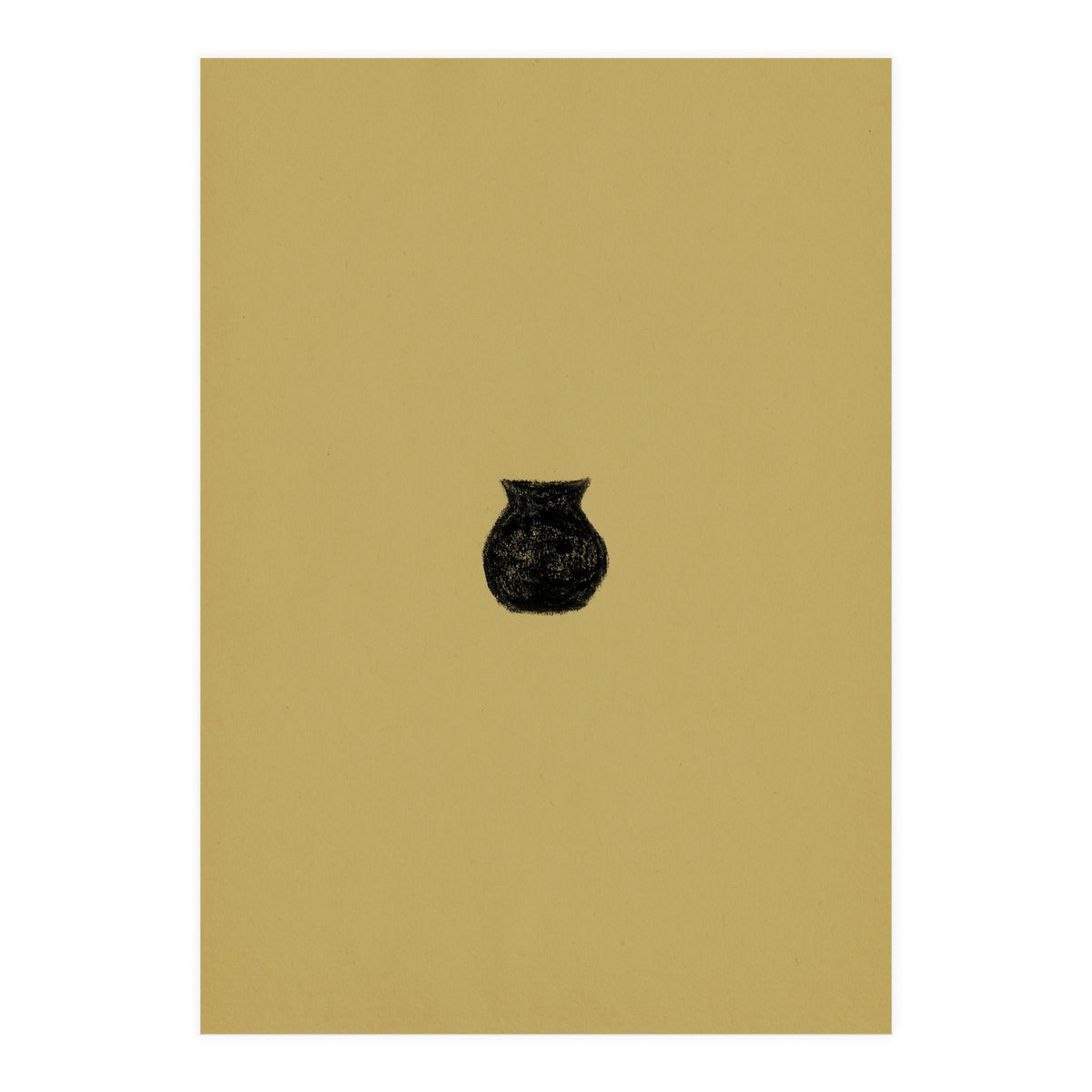 Olive green and black crock (Print Only)