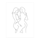 lovers nude line (Print Only) thumbnail