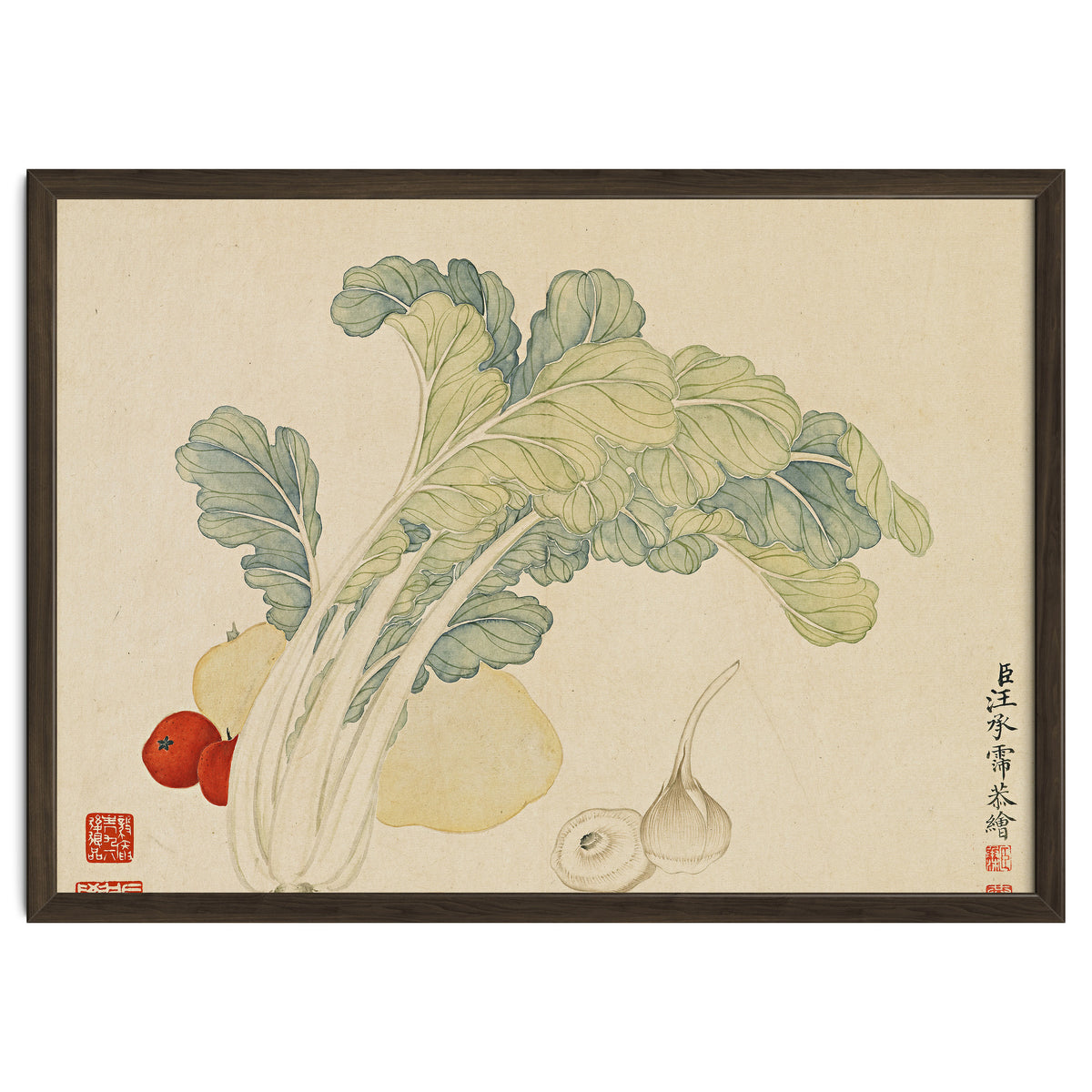 Wang Chengyu ~flowers, Vegetables, Chinese Cabbage, Potatoes, Garlic, Tomatoes, Vegetables