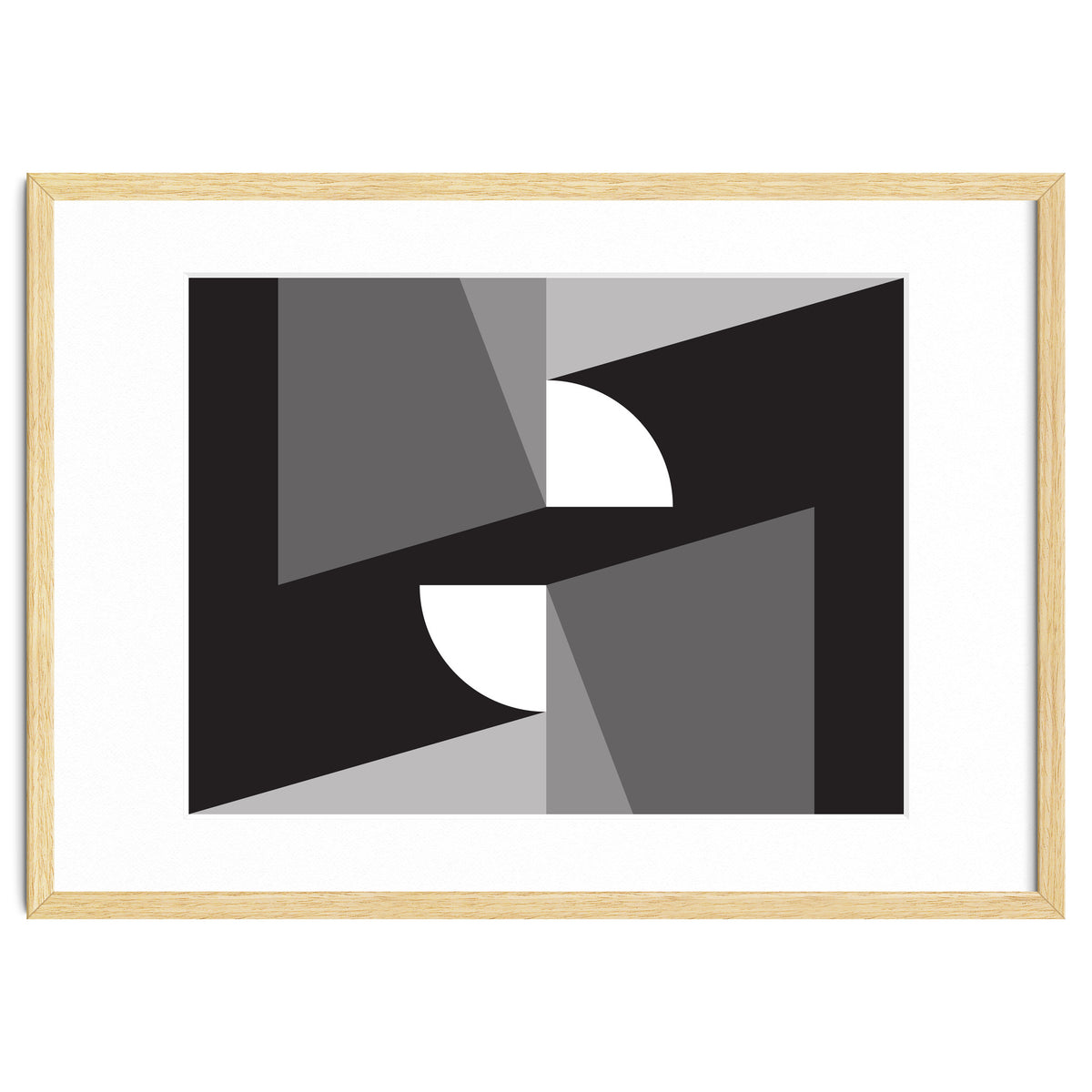 Geometric Shapes No. 11 - monochrome