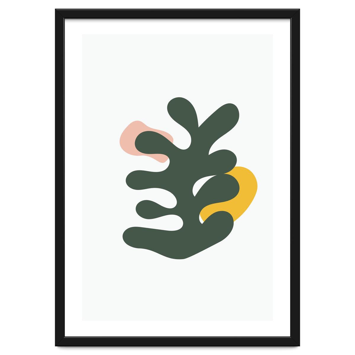 Botanical Mid Century Geometric Art