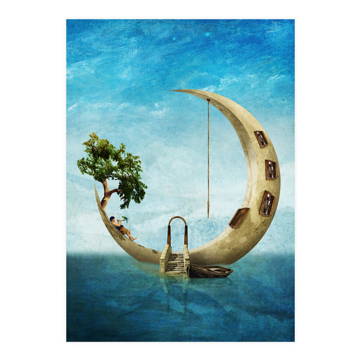Home Sweet Moon (Print Only)