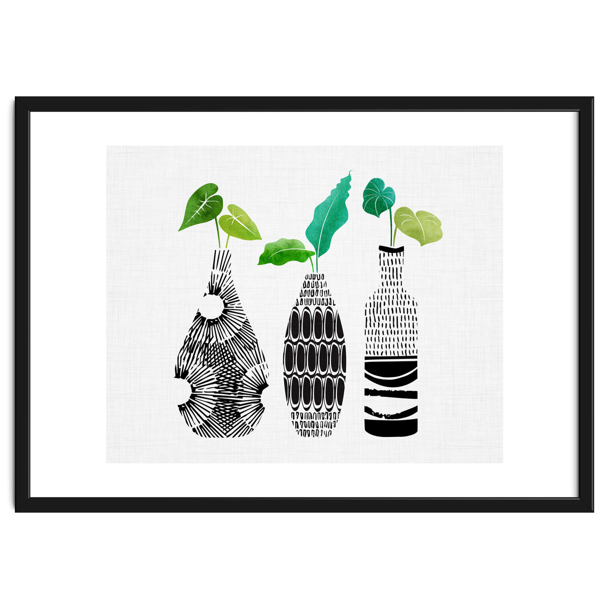 Tribal Vase Trio