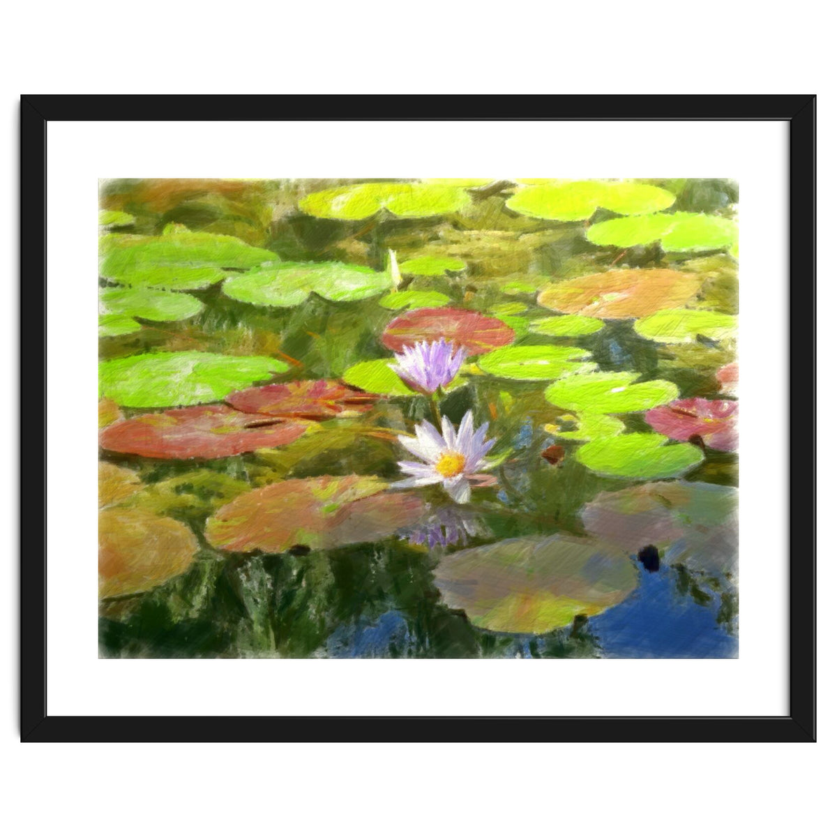 Floating in the water