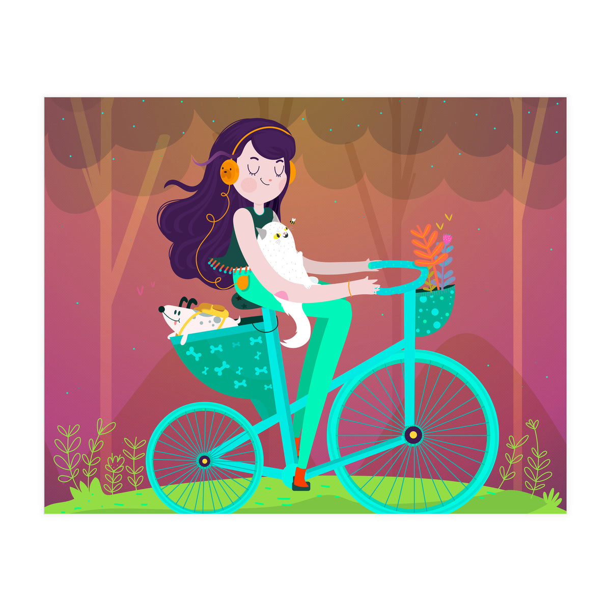 Bike ride (Print Only)