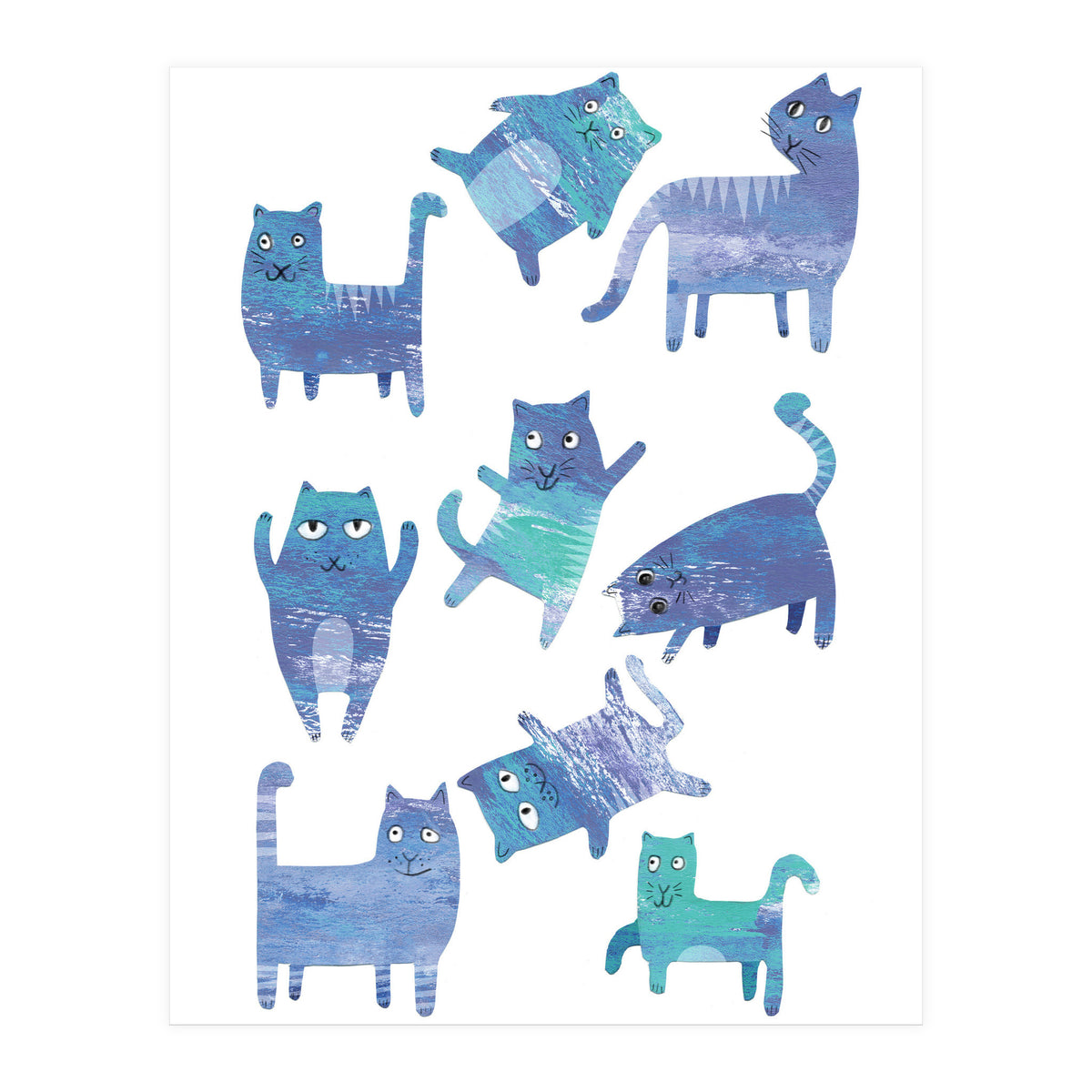 Silly Cats (Print Only)