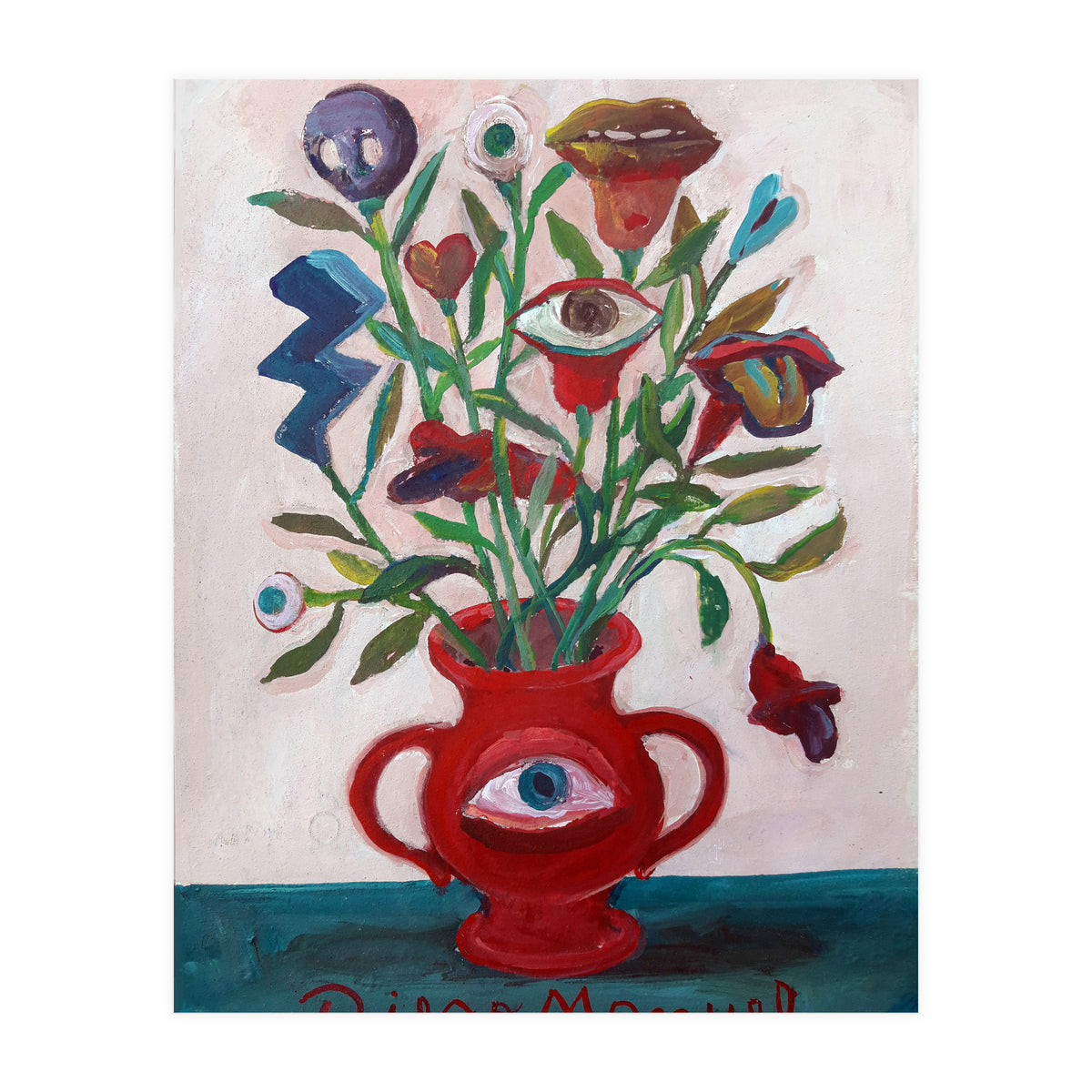 Florero Con 1 Rayo (Print Only)