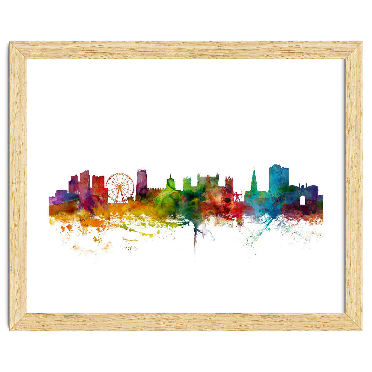 Nottingham England Skyline