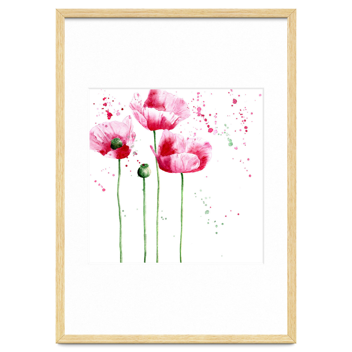 Poppies || watercolor