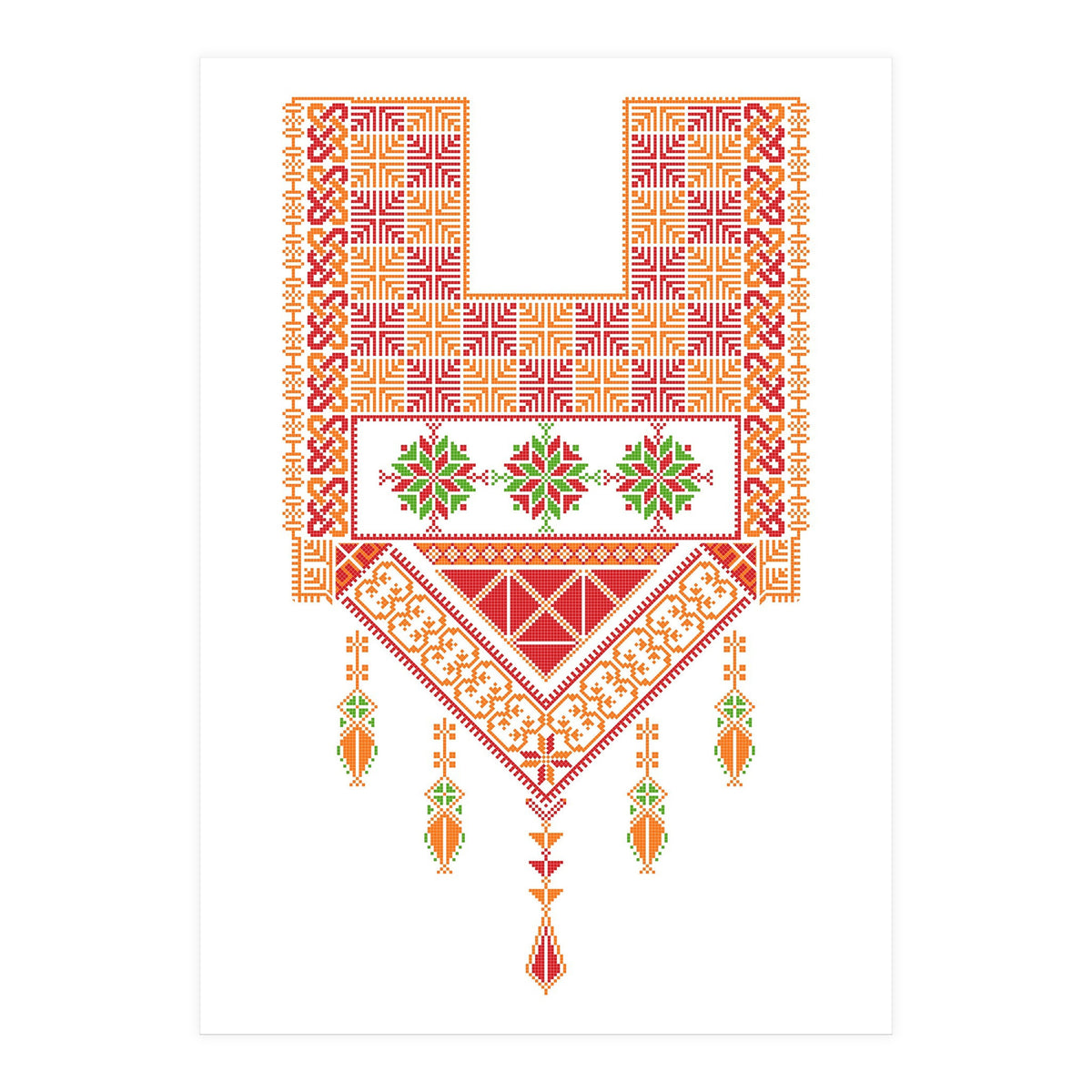 Tatreez Ornament 2 (Print Only)