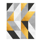 Gray and Gold Composition I (Print Only) thumbnail